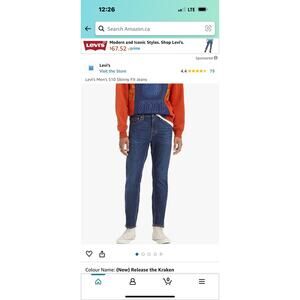 Men’s Levi’s 510 Skinny fit Jeans.
